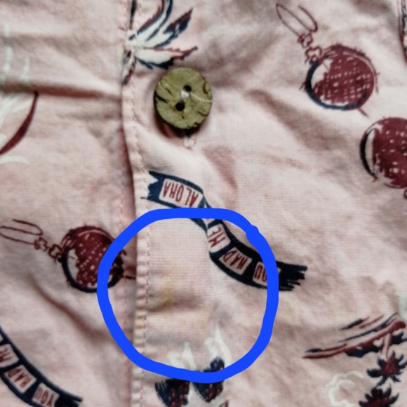 KOLBY Button Up Short Sleeve Dress Shirt Fun BeachSummer Print 100% Cotton Small - Picture 12 of 12